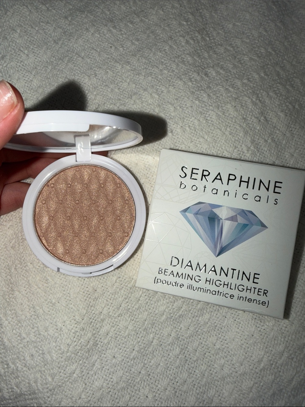 Seraphine Botanicals Diamantine Beaming Highlighter - Champagne Gold